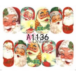 Stickere cu Apa pentru unghii cod A1136 - Sarbatori de Iarna